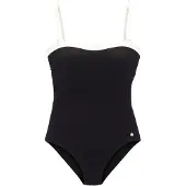 LASCANA Traje de baño negro / blanco