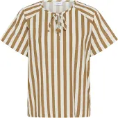 Saint tropez Blusa 'Zalinda' beige / camelo