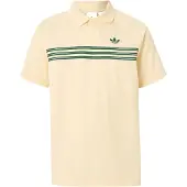 Adidas Originals Camiseta 'CHEST STRIPES' amarillo claro / verde