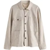 Next Camisa beige oscuro / blanco