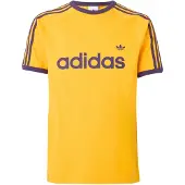 Adidas Originals Camiseta 'Ringer' amarillo / lila oscuro