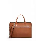 Still Nordic Cartera maletín 'Clean Brief 3 Room' cognac