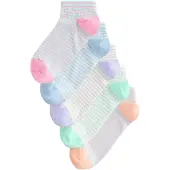 Next Calcetines azul claro / menta / rosa / blanco