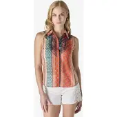 KOROSHI Blusa cyclam / albaricique / langosta / negro