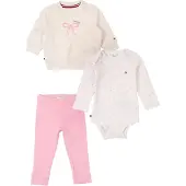 Tommy Hilfiger Conjunto 'Essential' rosa / talco / blanco