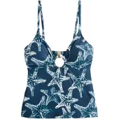 Next Top de tankini navy / blanco