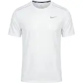 Nike Camiseta funcional 'MILER' gris / blanco