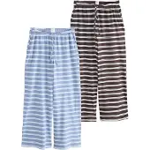 Next Pantalón de pijama azul paloma / marrón / blanco