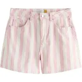Next Vaquero rosa / blanco denim