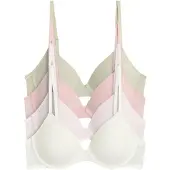 The Set Sujetador crema / verde pastel / rosa / rosa pastel