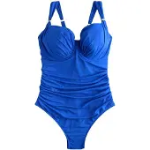 Next Bañador moldeador azul