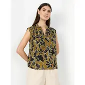 Soyaconcept Blusa 'Feo' mostaza / negro / offwhite