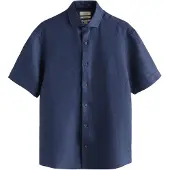 Next Camisa azul oscuro