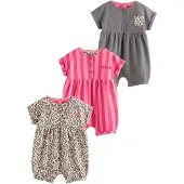 Next Pijama entero/body crema / gris / rosa / rosa claro