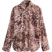 Next Blusa crema / marrón / moca