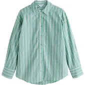Next Blusa azul oscuro / amarillo / verde / blanco