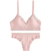 Next Conjuntos de ropa interior rosa pastel