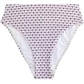 Next Braga de bikini marrón / lavanda / blanco