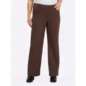 Sheego Pantalón marrón castaño