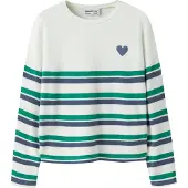 Name it Jersey 'NKFLINE' azul real / pino / blanco