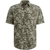PME Legend Camisa 'Shirt in jersey piqué with allover print' verde