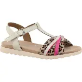Tom Tailor Sandalias beige / chocolate / moca / rosa
