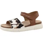 Tom Tailor Sandalias cognac / blanco