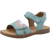 Lurchi Sandalias 'Leandra' azul claro / altrosa / blanco