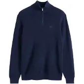 Levi's para hombre. 0058U-0000 Jersey HM Quarter Zip marino (L), Casual, Algodón, Manga larga, outlet 2026.