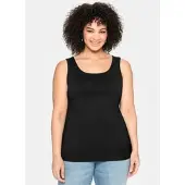 Sheego Top negro