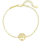 Hey Happiness Pulsera 'Life Flow' oro