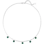 Hey Happiness Cadena 'Green Glow' verde / plata