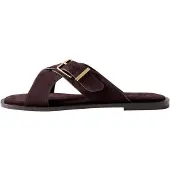 The Set Zapatos abiertos chocolate