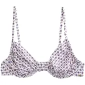 Next Top de bikini crema / azul real / berenjena / rosa pastel