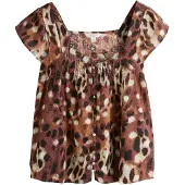 Next Blusa marrón / marrón claro / negro / blanco
