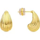 Luxenter Pendientes 'Overin' oro
