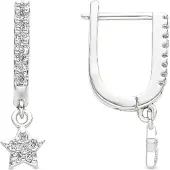 Luxenter Pendientes 'Sasai' plata