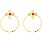 Luxenter Pendientes 'Uya' rosa