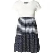 Cloud5ive Vestido negro / blanco