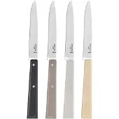Opinel Bon Appetit 3272 Mineral,juego de 4 cuchillos de mesa