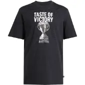 Adidas Camiseta funcional 'Taste Of Victory Cake' gris oscuro / negro / blanco