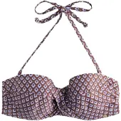 Next Top de bikini ópalo / marrón / blanco