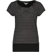 Alife & Kickin Camiseta 'AdelineAK P' negro / blanco