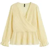 Vero Moda Blusa 'VMDora' amarillo claro