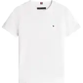 Tommy Hilfiger Camiseta 'Essential Flag Embroidery' blanco