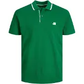 Jack & Jones Camiseta 'JCOLogan' verde / blanco
