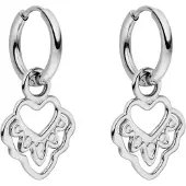 Purelei Pendientes 'Heart' plata