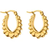 Purelei Pendientes 'Glowy' oro