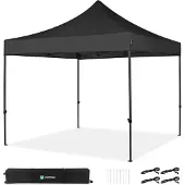 Vonroc Carpa Pop-Up para fiestas - 3x3 m | Negro