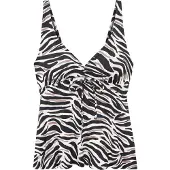 LASCANA Top de tankini crema / negro